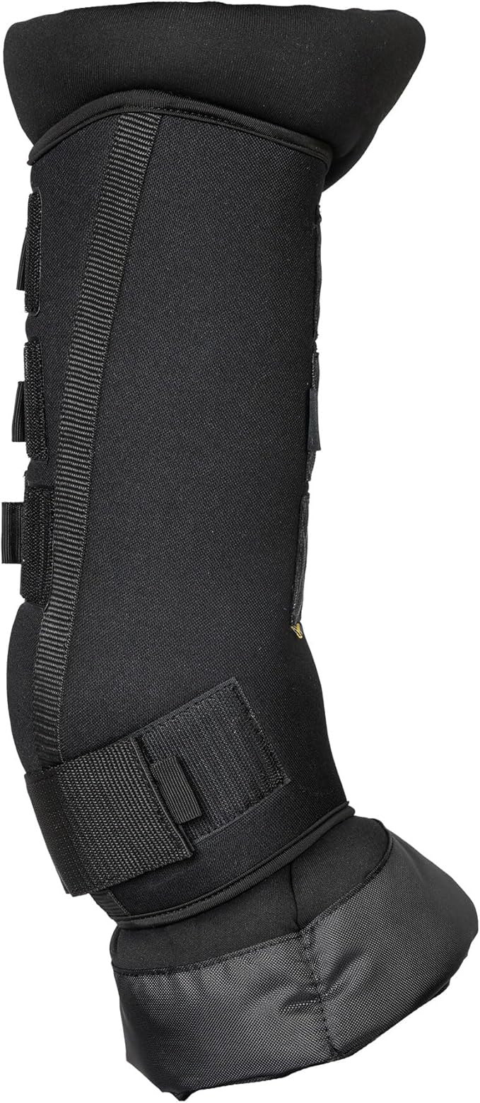 Back on Track Royal Quick Wraps Deluxe for Horses 2033 with Welltex Technology, Sold in Pairs, Black, Small (12")