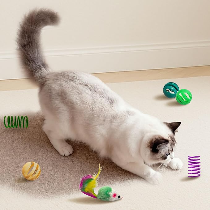 Cat Toys for Indoor Cats, 36 Pack Interactive Cat Toy Set - Image 6