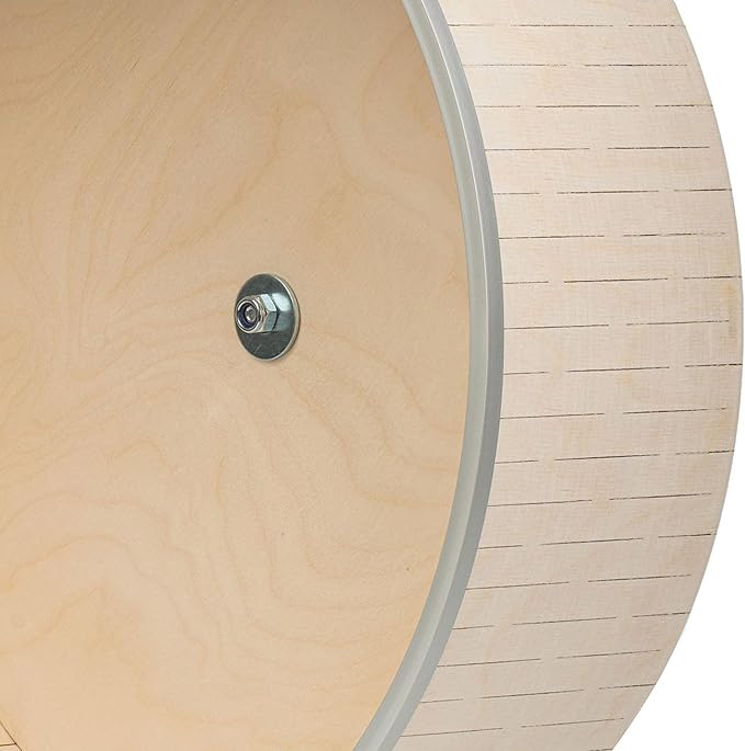Silent 16" Exercise Wheel for Chinchillas & Pets. Anti-Chewing Metal Rims. Aesthetic Design
