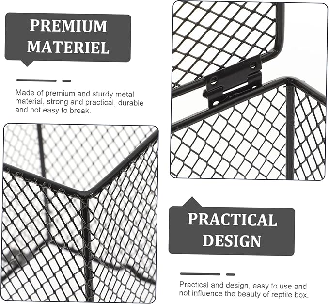 BESPORTBLE Bird Cage Heat Lamp Cover Mesh Reptile Heating Lamp Protector Durable Scald Design for Turtles Snakes and Birds Easy Installation for Safety and Aesthetic Use