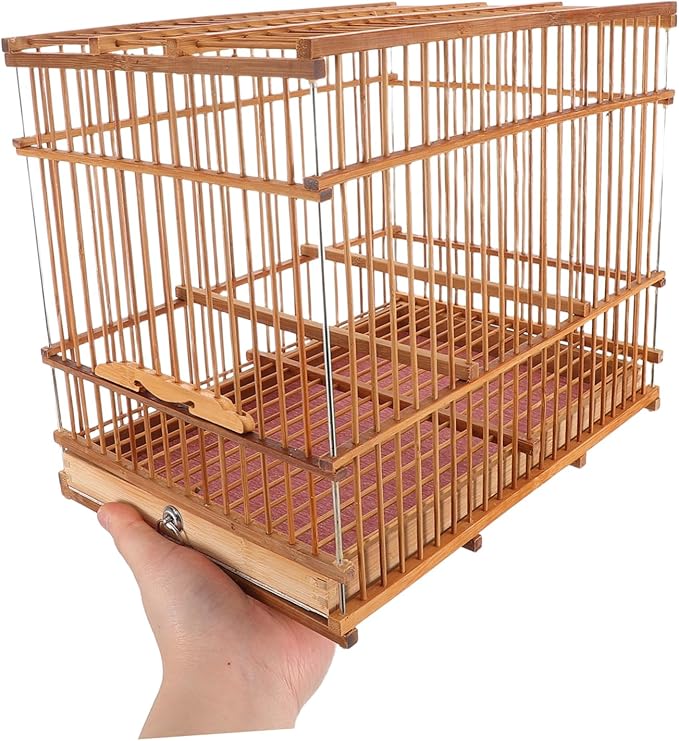 Indoor Flight Bird Cage Retro Small Parrot Cage Decorative Embellishments