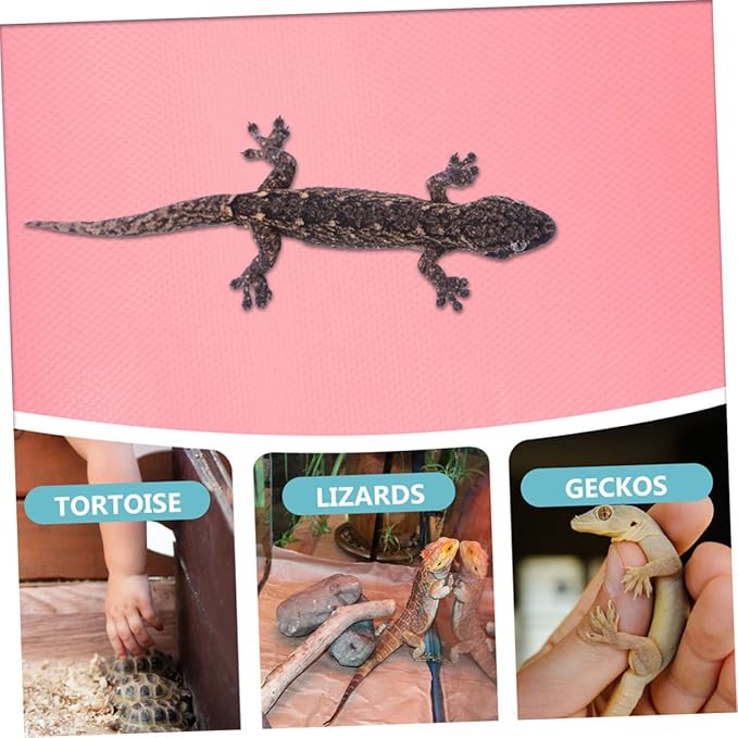 Reptile Carpet Pad for Bearded Dragon Snake Breathable Substrate Mat for Terrarium Bedding Comfortable Easy to Clean Reptile Tank Accessories