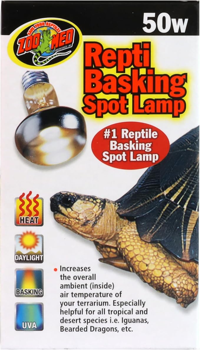 Zoo Med Repti Basking Lamp 50 Watt for Reptiles