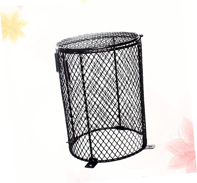 Happyyami Reptile Lamp Cover Scald Protection Lampshade for Reptiles Durable and Wear Resistant Easy Installation Compatible with Bulbs up for Turtle Lizard and Other Pets