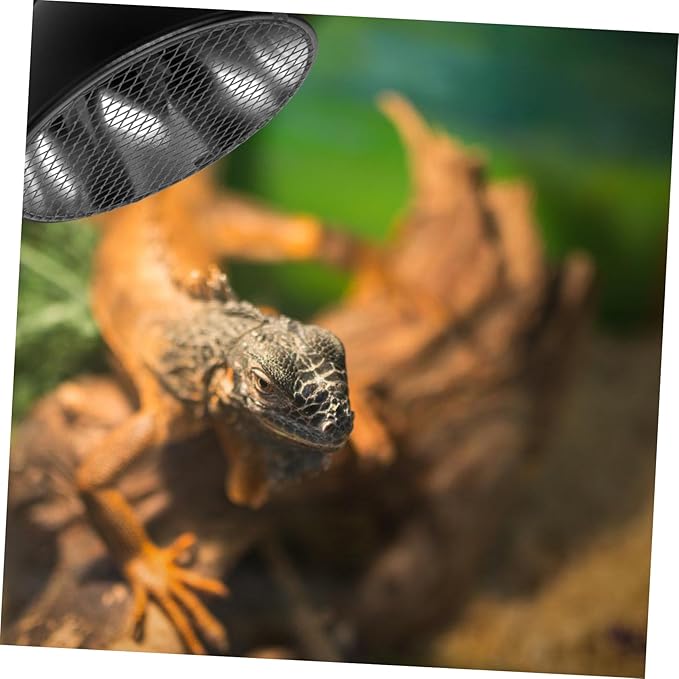Heat Lamp Guard for Reptile Enclosure BBQ Heat Lamp Mesh Cover for Pet Safety