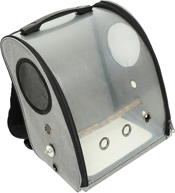 Sosoport Parrot Travel Carrier Birdcage Backpack Bird Carrier Bag Portable Bird Bag
