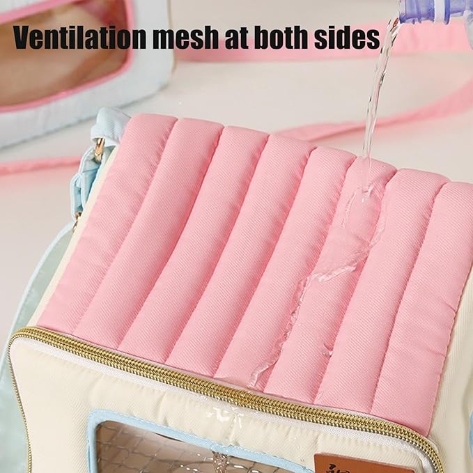 Bird Travel Cage - Warm Breathable Portable Accessories with Stainless Steel Tray | Stuffed Animal Carrier,for Animal Pigeon Offices Outing Travel Vehicle Car Road Trip Daily Indoor Outdoor