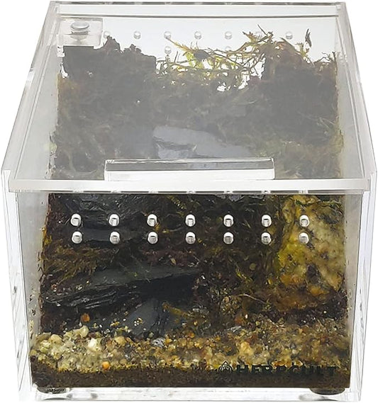 Herpcult Magnetic Acrylic Mini-Flat Enclosure 3 x 4 x 2.5