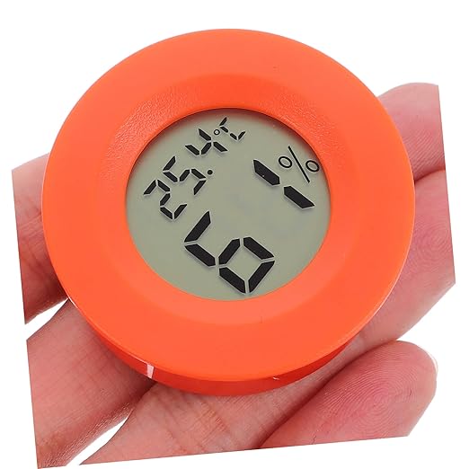 BESTonZON Digital Temperature and Humidity Indoor Thermometer Hygrometer for Home Office Reptile Humidity Gauge Room Thermometer Celsius Display Wall Mountable