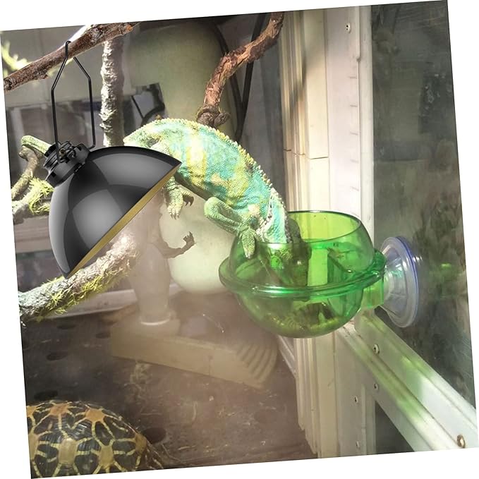 Angoily 10pcs Reptile Lampshade Clips Iron Holders for 5.5/8.5 inch Lamps Easy Install Reptile Light Clamps