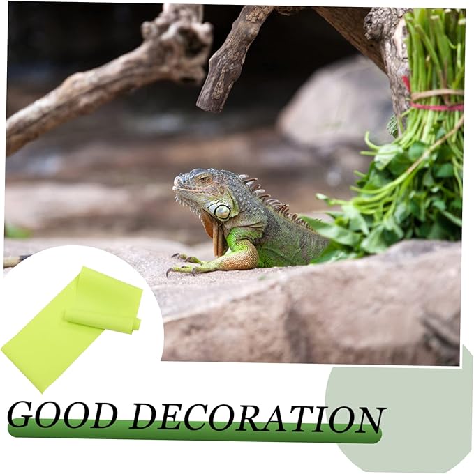 Yardwe Reptile Terrarium Liner Decor Bearded Dragon Substrate Reptile Carrier Tank Accessories