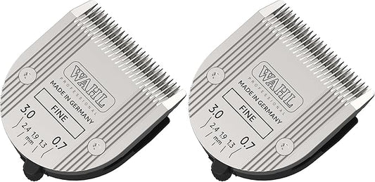Wahl Professional Animal 5-in-1 Adjustable Blade Arco, Bravura, Chromado, Creativa, Figura, and Motion Pet, Dog, and Horse Clippers - Fine (2179-301) (Pack of 2)