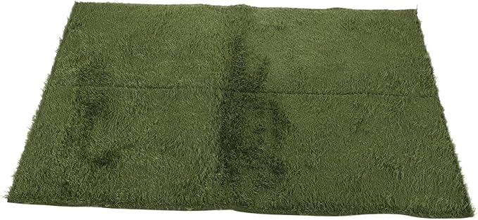 YARNOW Crested Gecko Substrate Reptile Bedding Mat Reusable Fake Grass Liner for Terrarium Lizard Turtle Snake