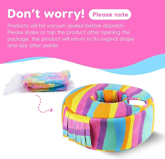 Guinea Pig Hideout & Tunnels Guinea Pig Toys Cozy Guinea Pig House with Door Curtain Soft Guinea Pig Bed for Small Pet/Hamster/Sugar Glider/Chinchilla Playing and Resting (Rainbow)