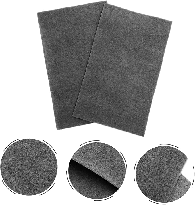 balacoo 2pcs Reptile Carpet Mat Convenient Snake Bedding Tortoise Bedding Absorbent Terrarium Liner for Lizards Geckos and Snakes Grey