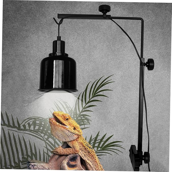 BESPORTBLE Sturdy Lamp Stand for Fish Tank Lights Bracket for Reptile and Turtle Basking Height Angle Mounting Bracket for Aquarium Lighting