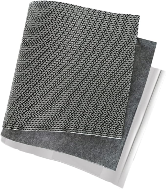 Abaodam 1set Reptile Cage Mat for Bearded Dragon Tortoise Lizard Non-Adhesive Terrarium Carpet Easy to Clean Substrate for Snakes for Comfortable Habitat Gray