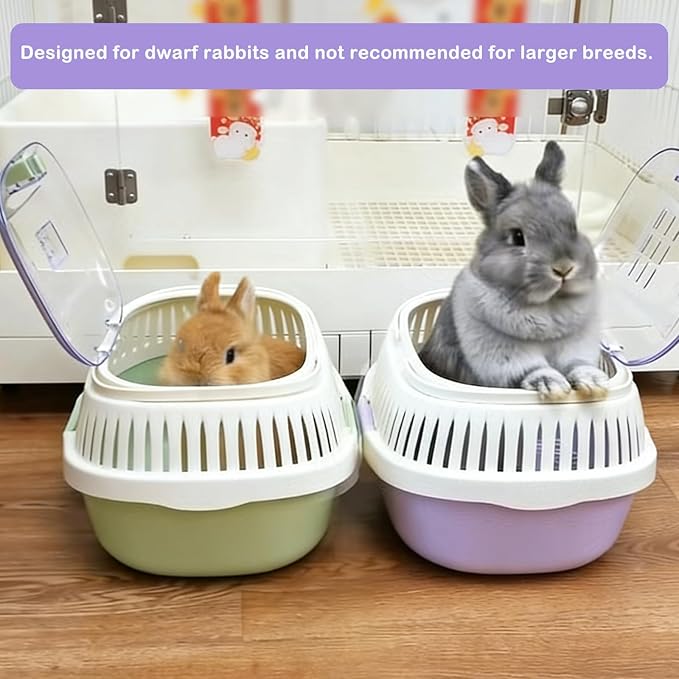 Hamster Carrier Guinea Pig Carrier 13 X 11 X 8 in Portable Hamster Travel Cage with Ventilation Holes Outdoor Small Pet Carrier for Rat Gerbil Rabbit Hedgehog Squirrel Mouse Bunny