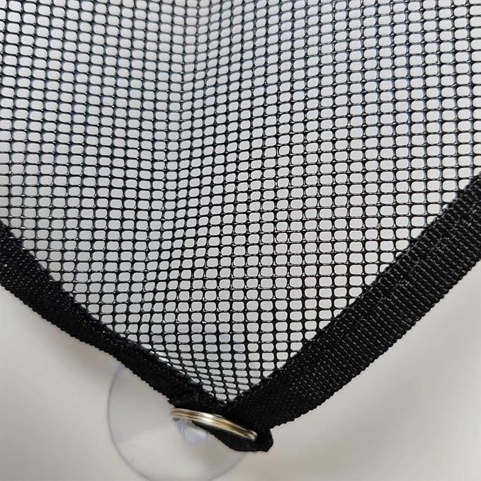 2 Pcs Bearded Dragon Lizard Hammock, Geckos Hammock, Breathable Mesh Reptile Hammock, Suitable for Iguanas, Anoles, Geckos, Snakes, Chameleon（Black）