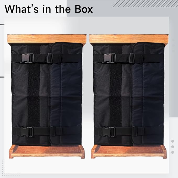 2 Pc Beehive Wrap, Winter Protector, Waterproof Cover, Insulated Oxford Fabric