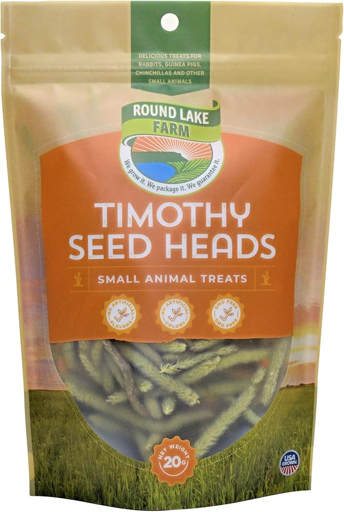 Timothy Seed Heads Small Pet Treat by Round Lake Farm