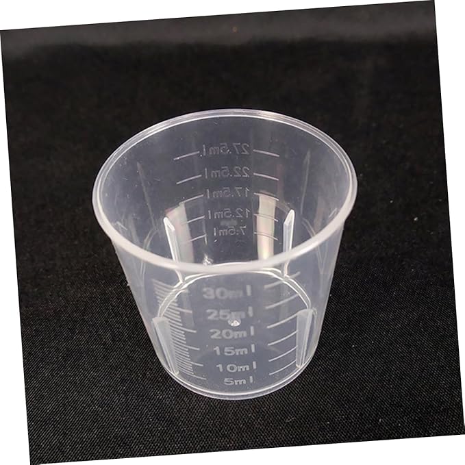 BESPORTBLE 100pcs Reptile Feeding Cups Multi-Purpose Measuring Dishes for Crawling Pets Accurate Food and Water Portion Control Easy to Clean for Lizards and Other Animals