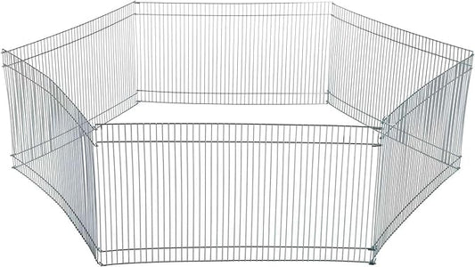 TRIXIE Small Animal Indoor Wire Playpen, Portable Hamster Exercise Pen, 10" Tall