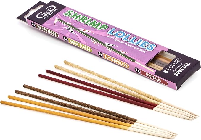 GlasGarten Shrimp Lollies - 4in1 Power Shrimp Food (8 Pieces, 4in1 Power Special)