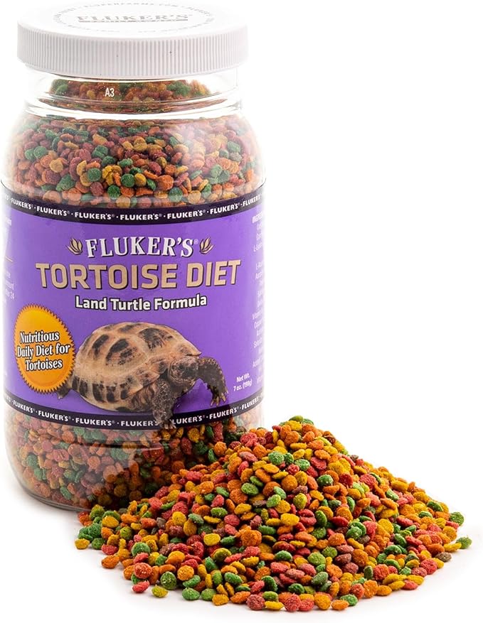 Fluker's Premium Tortoise Diet Small Pellet Food, 7 oz