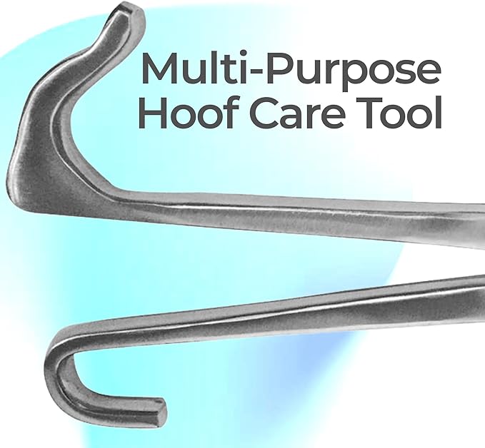 9" Foal Hoof Nippers, Stainless Steel Farrier Tool for Horses & Livestock, One-Handed Hoof Trimming Nipper – Sharp, Durable & Rust-Resistant