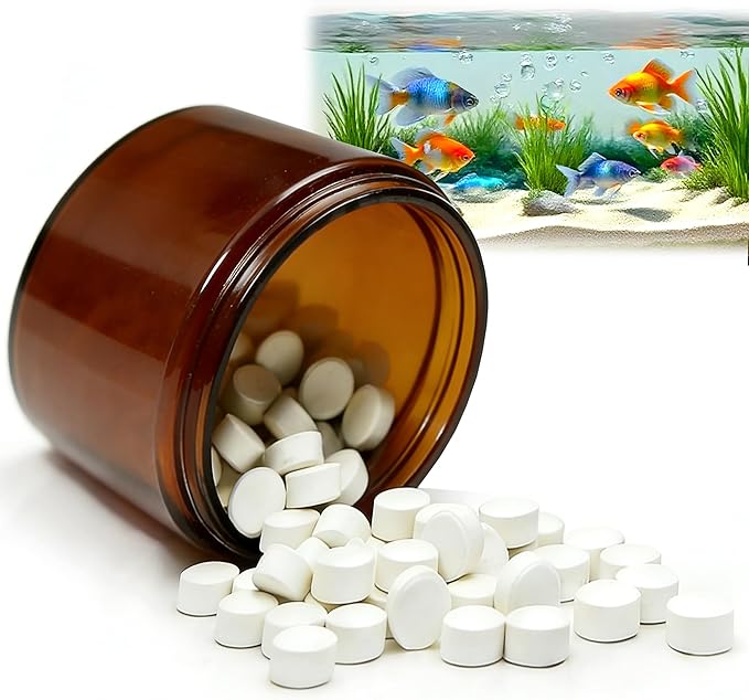 Aquarium Water Purification Tablets for Fish Tanks – Premium Water Purification Tablets to Remove All Kinds of Turbidity, Clarify Water, Promote Healthy Fish Environment (1)