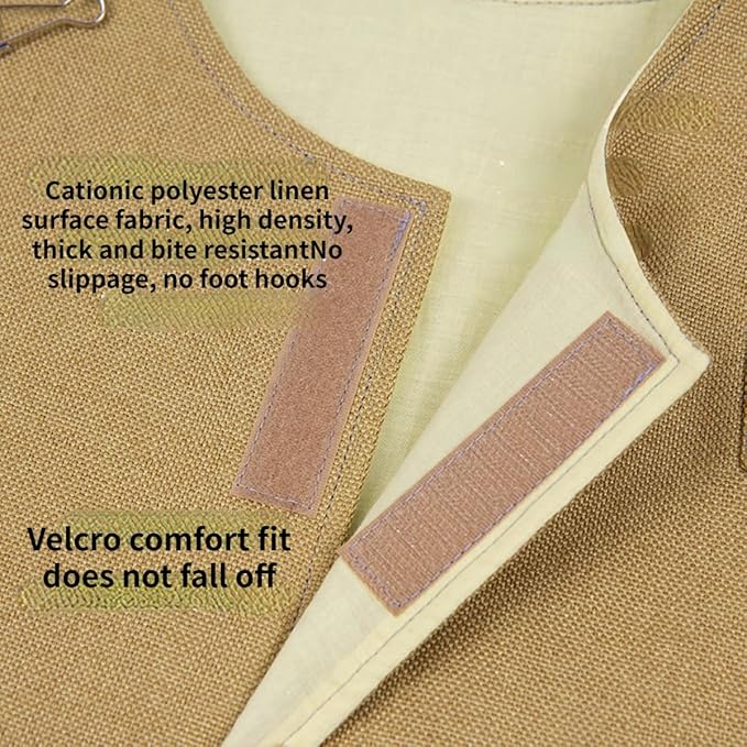 Pet Bird Shoulder Poop Protector and Protective Anti-Scratch Arm Guard Set, Anti-Bite Shoulder Pad Diaper Shawl for Parrot Macaw African Budgies Parakeet Agapornis Fischeri Cockatiel Lovebird