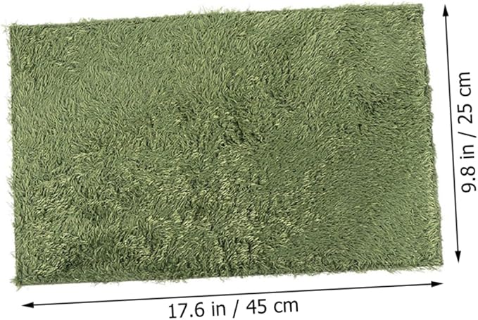 Household Reptile Carpet Mat Comfortable Fake Moss Bedding for Terrarium Non-Adhesive Substrate for Lizards Snakes and Tortoises