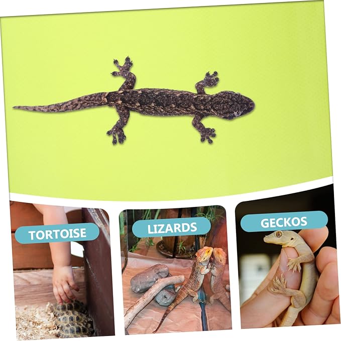 Reptile Carpet Substrate Mat for Tortoises Bearded Dragons Leopard Geckos Non Slip Easy to Clean Liner for Reptile Tanks Terrarium Bedding