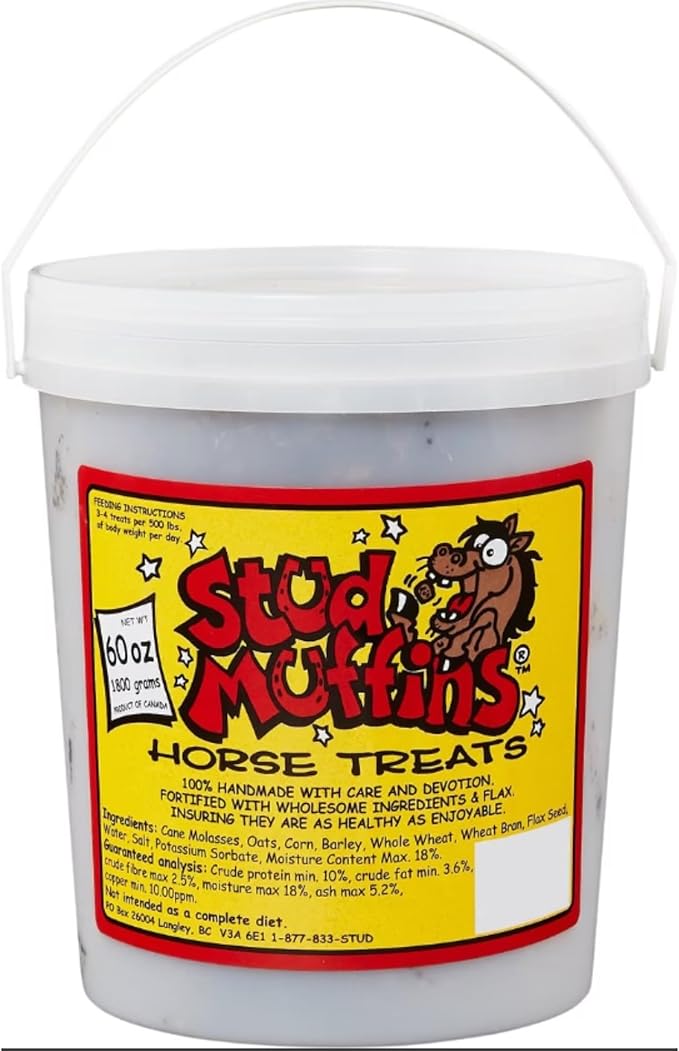 Stud Muffins, Horse Treats, Stud Muffins for Horses, Treats for Horses, Horse Cookies, Cookies for Horses, Treats, Pet Supplies, Pet Treat