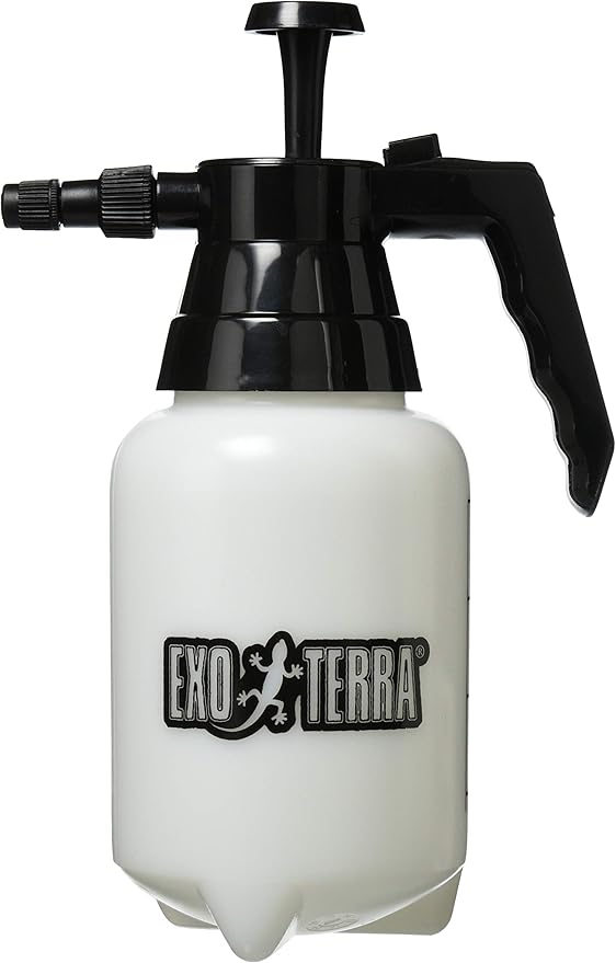 Exotera GEX EXOTERRA Mister Pressure Sprayer, Adjustable Spray Range and Fine Mist for Reptiles, Amphibian Breeding, Terrariums, Water Capacity 3.3 gal (1 L)