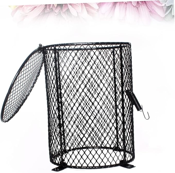 Garneck Reptile Lamp Cover Scald Lampshade for Reptiles Heating Lamp Shade Suitable for Basking Lights High-Strength Flexible Design for Safe Habitat Decor