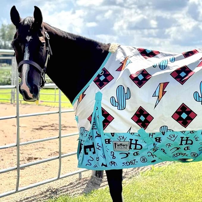 Jeffers Economy Plus Turnout Blanket with Standard Neck for Horses, 69" - 1200 Denier Waterproof Shell, 240g Polyfill Insulation - Breathable Weatherproof & Warm Equine Blankets – The Avarie