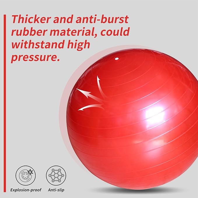 40 Inch Horse Play Balls, Herding Ball for Horse Goats-Mega Equine Ball Horses Soccer Balls for Play Training -Red