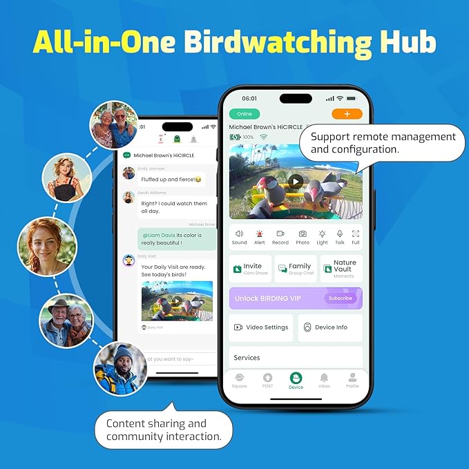 HIXX Smart Bird Feeder with Camera, AI Identify Birds & Auto Capture, 2K HD Live Camera Birdwatching with Color Night Vision for Bird Lovers Gifts (Pea Green)