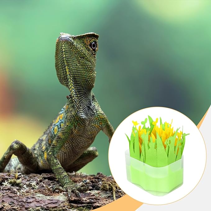 for Reptiles, for Artificial Plants, Humidification System for Amphibians, Green Yellow
