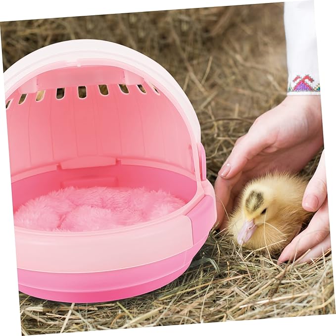 Bird Cage Accessories Pink Portable Cage for Small Birds Nest Warmer Baby Pet Carrier