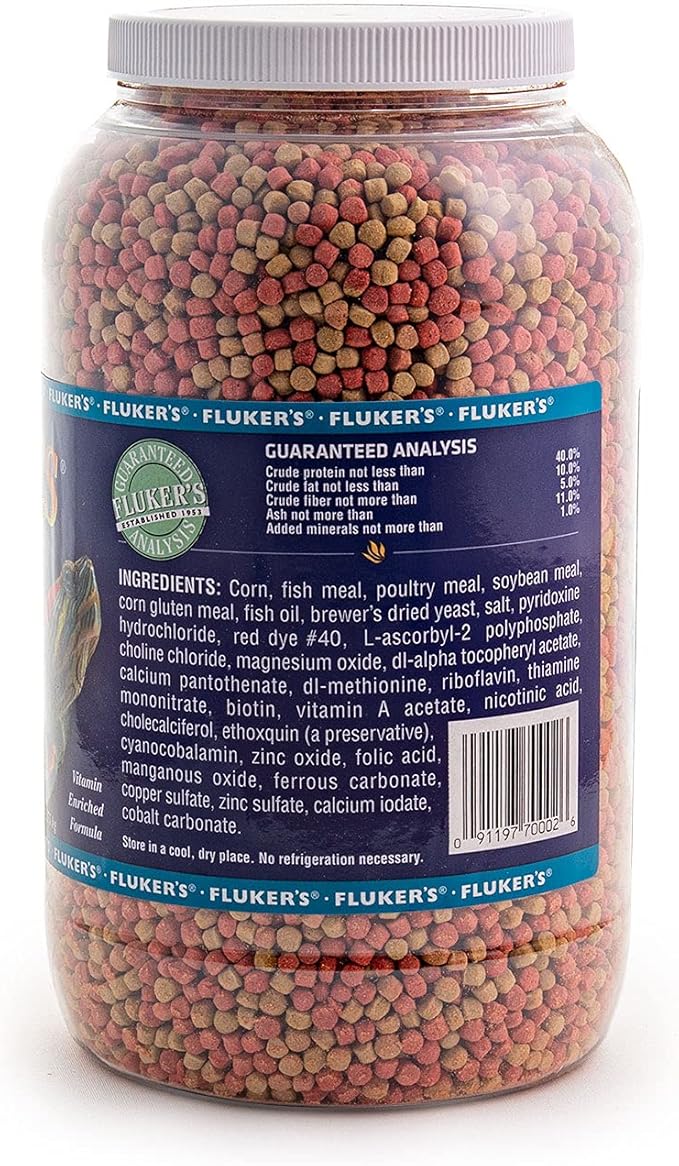 Fluker's Aquatic Turtle Diet, Food Pellets for Turtles, 3.5 lbs.