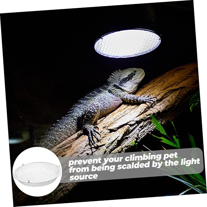 Heat Lamp for Reptiles Insulation Reptile Box Lampshade -scalding Mesh c