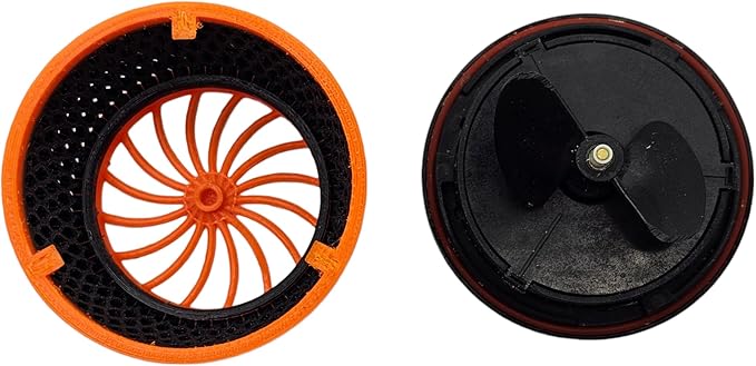 Anemone Guard Nem Guard Direct Replacment for EcoTech Marine VorTech MP10 & MP40 (MP40, Fluorescent Orange-Black-Fluorescent Orange (Tri-Color))