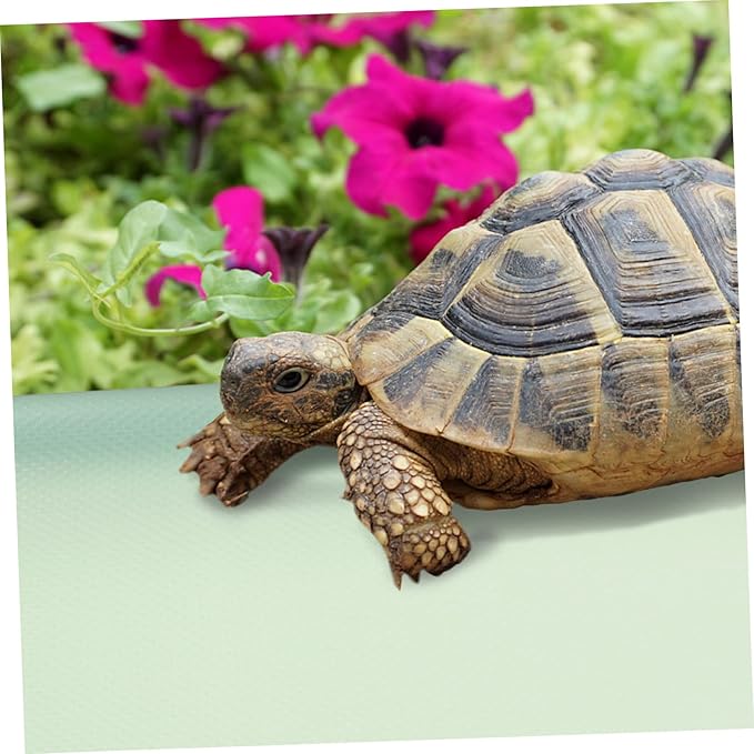 COLLBATH Reptile Carpet Mat for Bearded Dragons Snakes and Lizards Soft Portable Substrate Pad for Terrarium Bedding Light Green for Safe Resting and Comfort