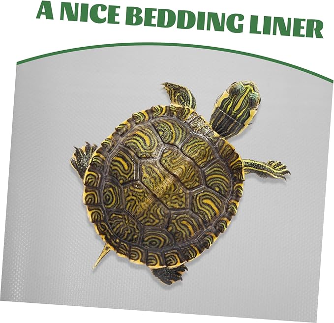 Toddmomy Reptile Carpet Mat for Bearded Dragon and Leopard Substrate Bedding Comfortable and Breathable Tank Liner for Snakes Lizards Tortoises and More
