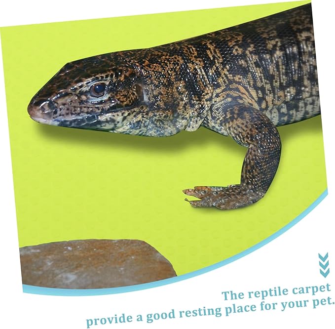 Crested Gecko Tank Mat Reptile Substrate Pad for Lizards Tortoise Bedding