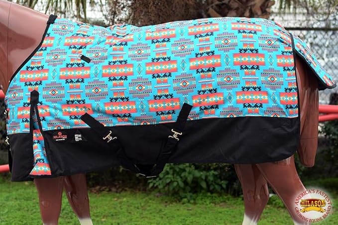HILASON 1200D Turnout Light Winter Waterproof Rain Sheet Horse | Sheets for Horses