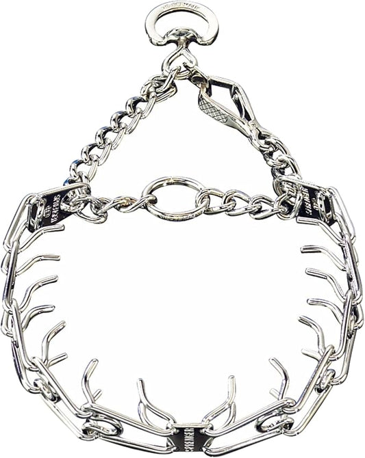 Herm Sprenger Pet Supply Imports Chrome Plated Training Collar with Quick Release Snap for Dogs, X-Large, 4mm, 24-Inch